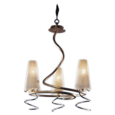 Lustre classique / traditionnel à 3 lumières unique / remarquable Trento