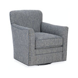 Luna Leather Swivel Armchair