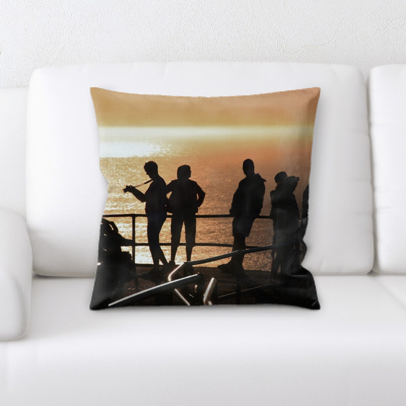 Coussin coucher de soleil