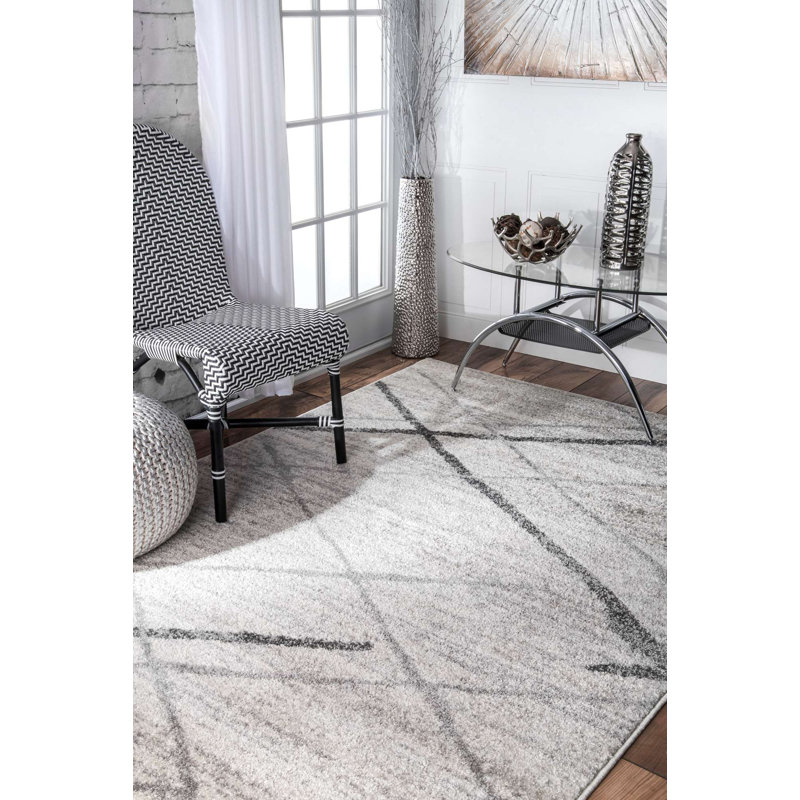 Rogin Geometric Area Rug, Rectangle 152 x 244cm