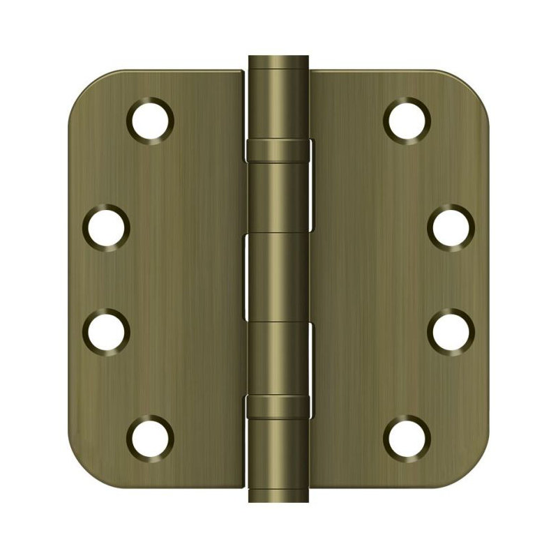 102'' x 102'' Steel Butt Bearing Hinge, Antique Brass