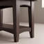 Banc de rangement avec tablette du bas, couleur espresso-780934723