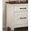 Table de chevet en bois massif vieilli 1Pc
