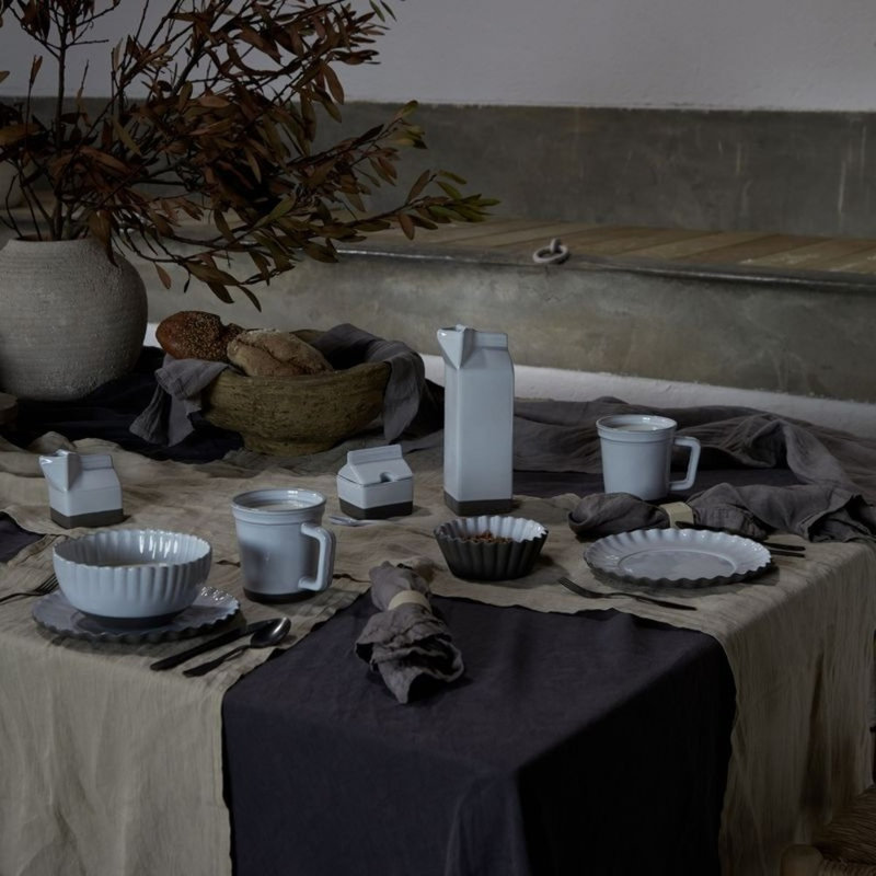 Maria Linen Square Napkins, Ceylon Yellow