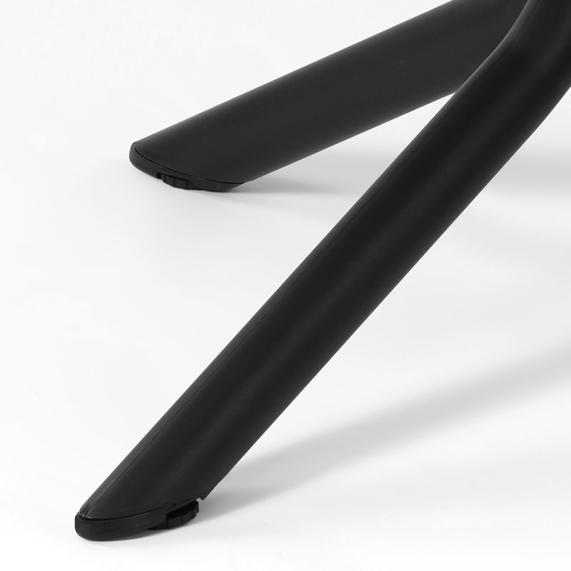 Ensemble repas extérieur pour 4 personnes, Noir, noir, noir, noir