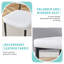 Chaises de salle à manger ergonomiques en cuir PU avec dossier incurvé Walpole-111087577