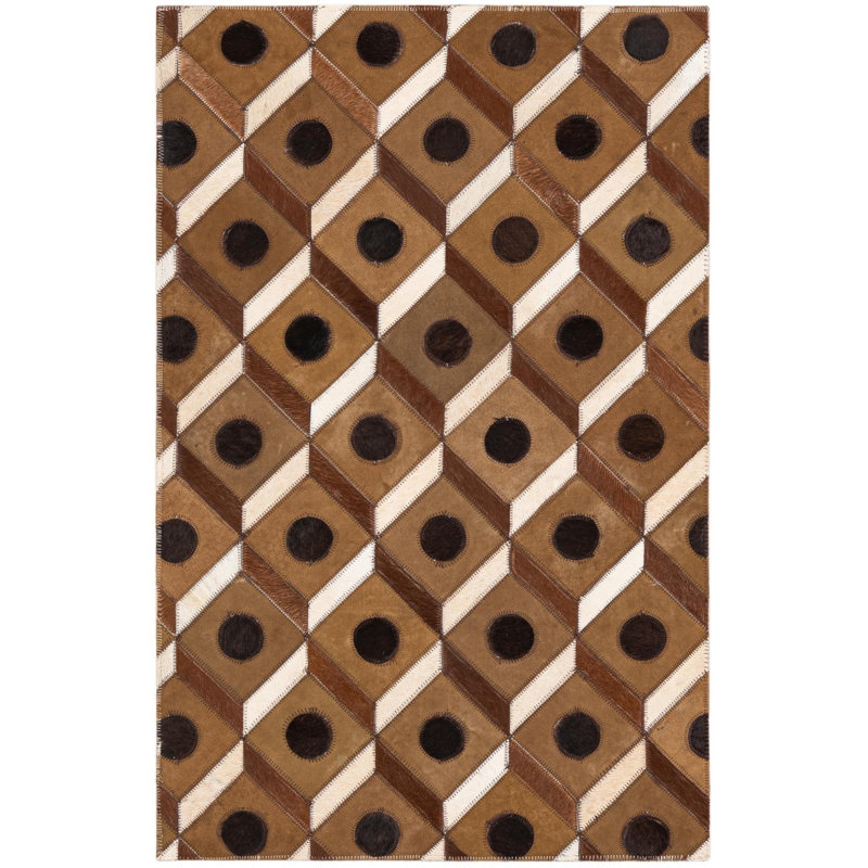Tapis brun clair Isidore