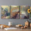 «Monet's Landscape VI», ensemble de 3 toiles tendues-1136633355