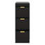 Armoire de salle de bain 12 po avec tiroirs, armoire flottante murale avec ligne décorative, système de fermeture en douceur-1316079417