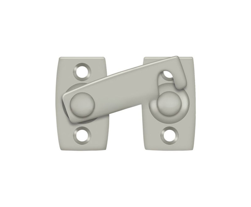 Deltana SB3178U26 Shutter Bar/Door Latch 7/8"; Bright Chrome Finish, Satin Nickel