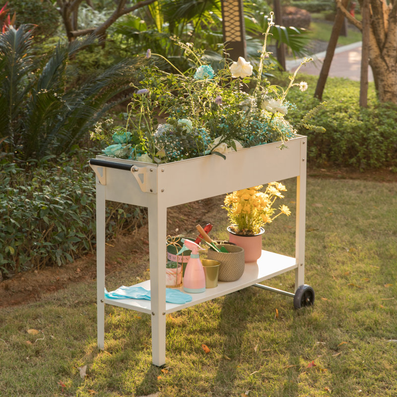Dezirae Metal Elevated Planter