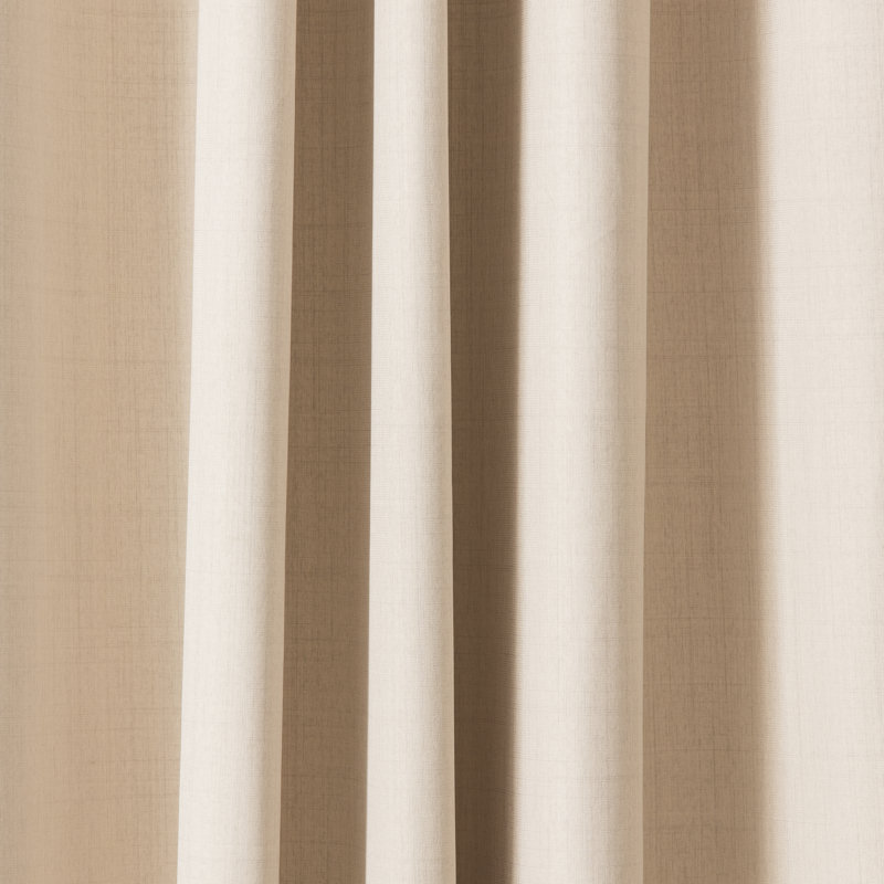 Shillings Blackout Curtain Pair, Beige, 168 W x 137 D cm
