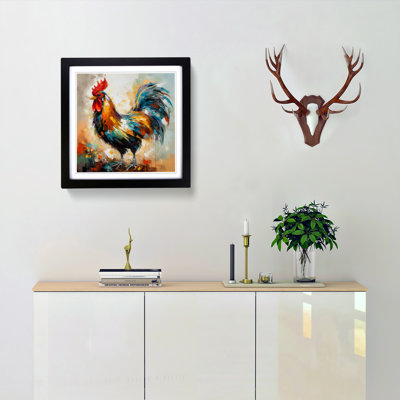 Rooster Expressionism No.1 - Framed Print
