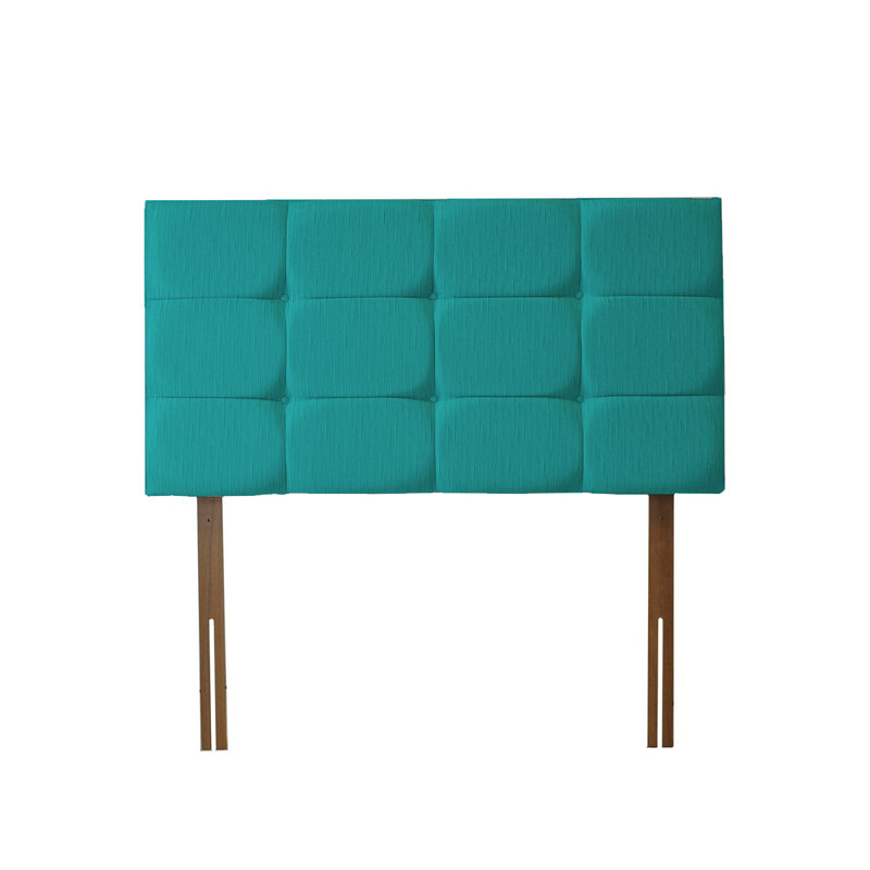 Gagnon Upholstered Headboard, Teal, Super King (6')
