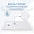 32*60 inch Slip-Resistant Acrylic Shower Base Durable Rectangular Pan with Stainless Steel Drain (Right/Left/Center) Easy Assembly & Cleaning