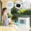 Climatiseur portatif blanc l 13 po x P 11 po x H 27,7 po