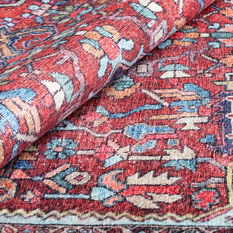 Luxurious Machine Washable Carpet, 100% Polyester, 7.5 x 10.8 Feet | Pile Height: 0.2 Inches, 1850 g/m² | Recycled Poly Cotton Underside, Easy Care, Perfect for Living Room & Bedroom, Soft & Durable Design