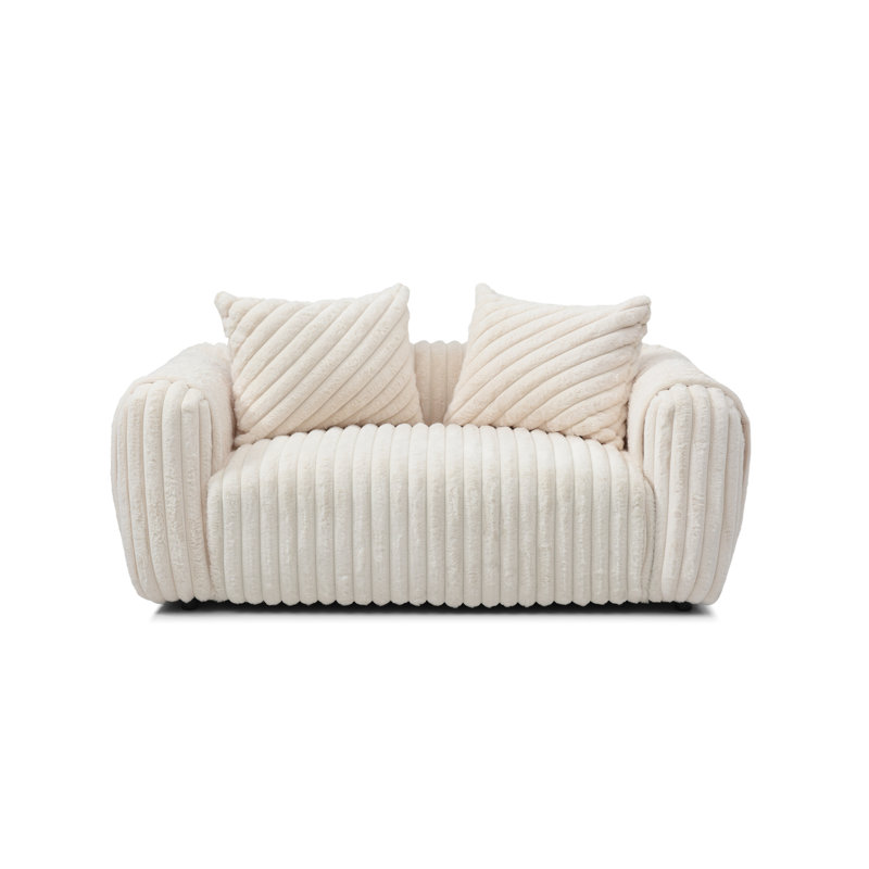 Modern Loveseat , White