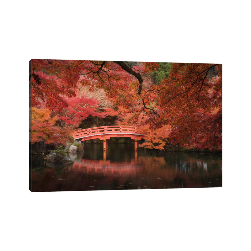 Autumn in Japan V 1 Piece Wrapped Canvas Wall Art, 101.6 cm H x 66.04 cm W x 3.175 cm D