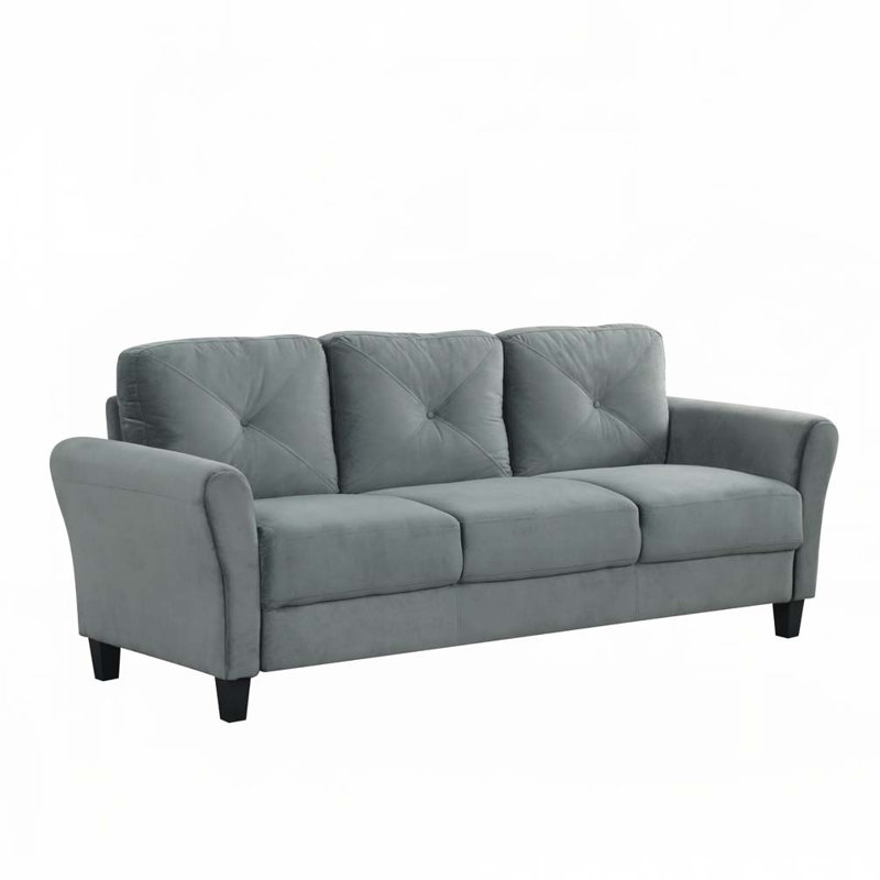 Velvet 3-Seat Sofa