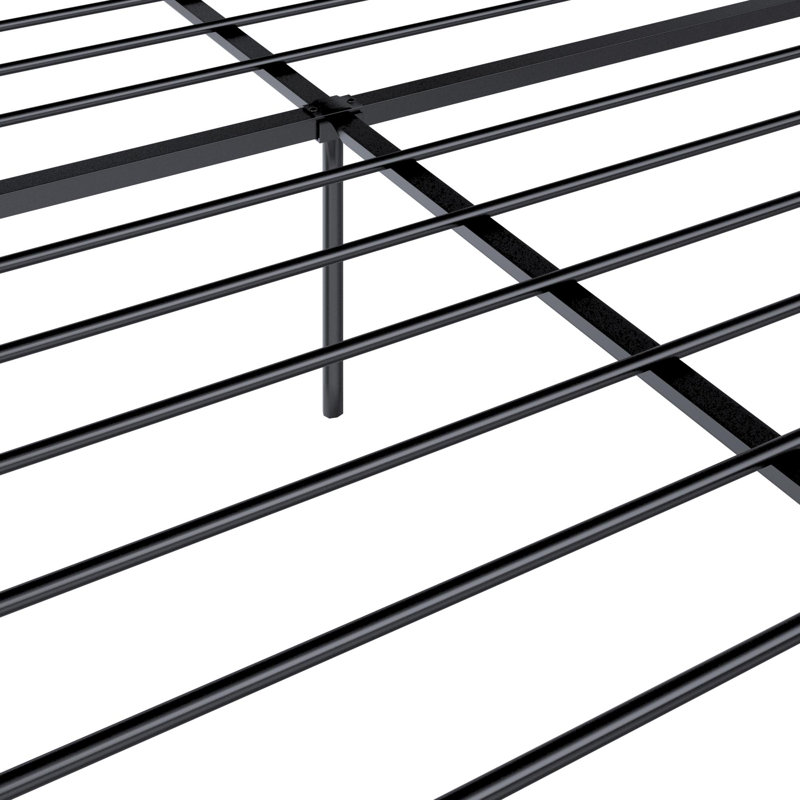Lit plateforme Armony, Noir, Grand
