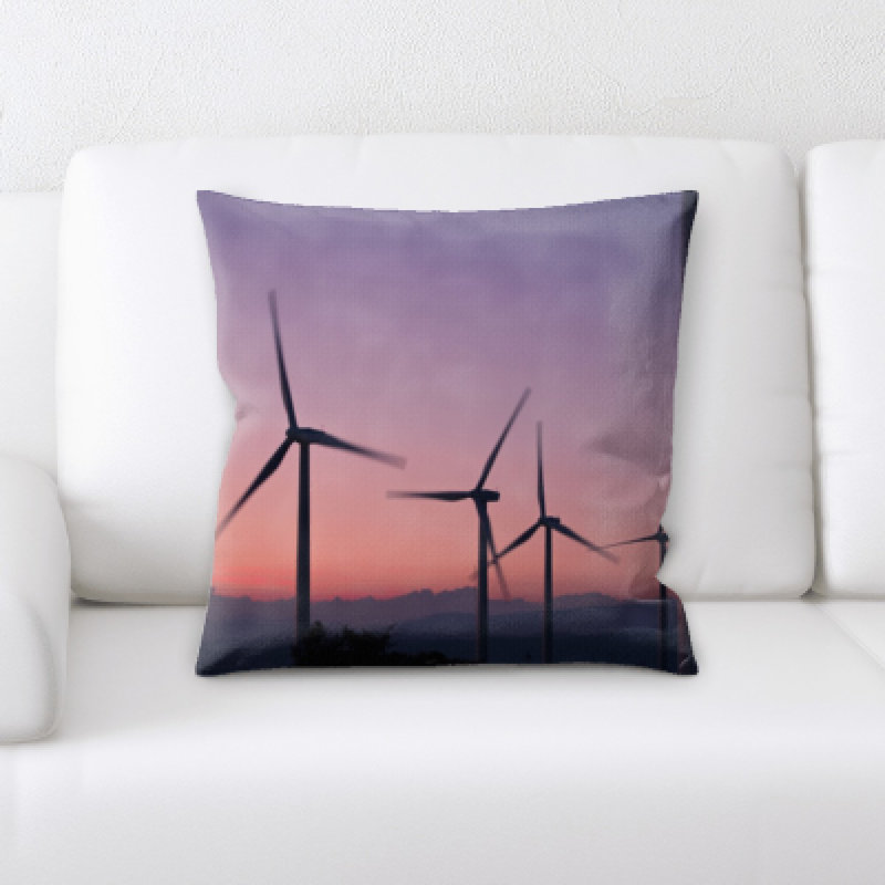 Microsuede Throw Pillow