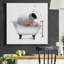 «Farm Tub Sheep», impression sur toile tendue-59786132