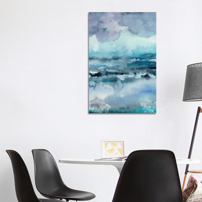 Blue Tide I by Chariklia Zarris - Wrapped Canvas Painting