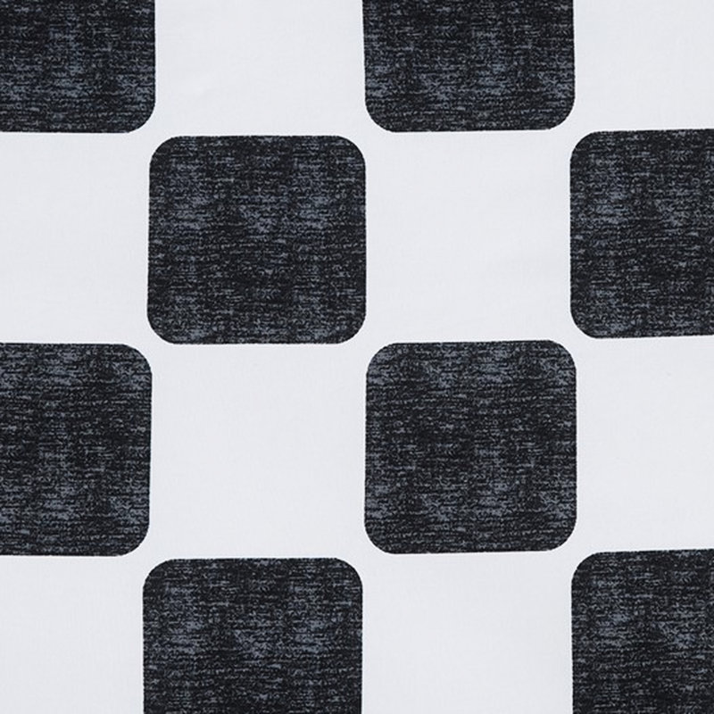 Édredon simple en microfibre avec rembourrage, sans danger pour la peau, motif à carreaux noir et blanc, 1 édredon, taie décorative, 2 coussins décoratifs, étiqueté, coussins, moderne