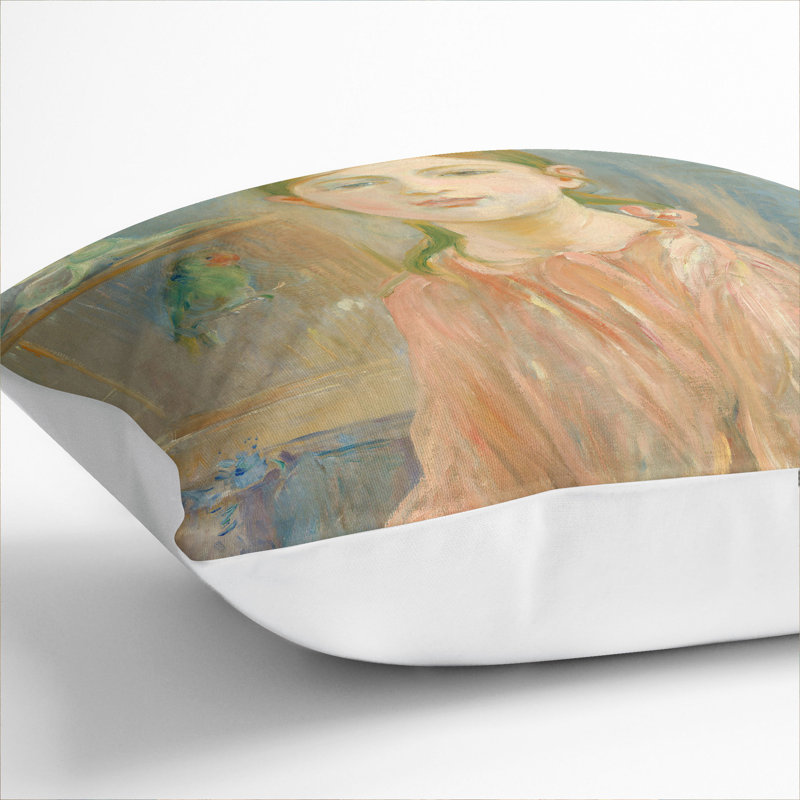 Square Cushion, White, 55cm H x 55cm W x 20cm D