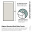 Eclipse 56 - 60 in. x 60 in. Fully Frameless Sliding Bathtub Door-182487092