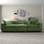 Canapé modulaire en velours vert olive Hayward-1445208177
