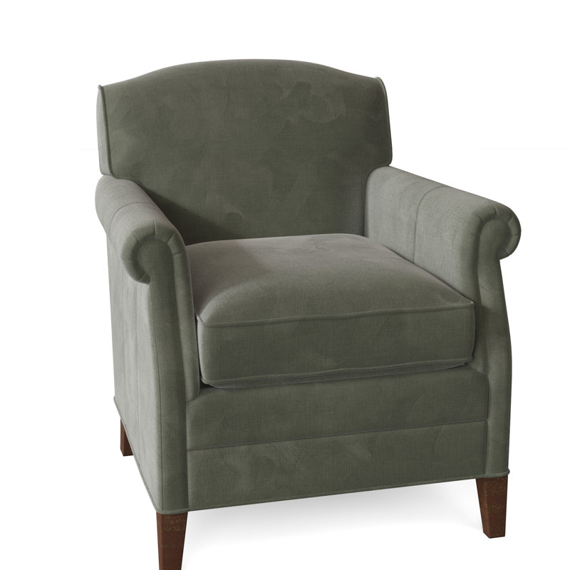 Dresden 29" W Armchair, Walnut, Linen (3100 72)