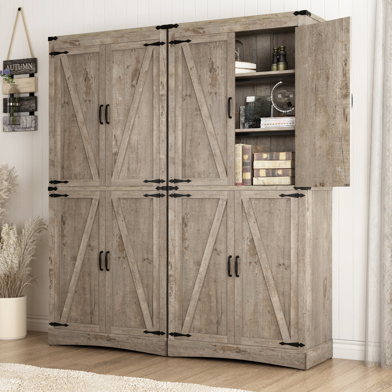 Frostia 71'' Kitchen Pantry, Oak