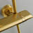47.24" Solid Brass Thermostatic Exposed Complete Shower System with Rough-in Valve