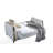 Lust Modern Style Loveseat In Off White(CA INVENTORY)-709408984