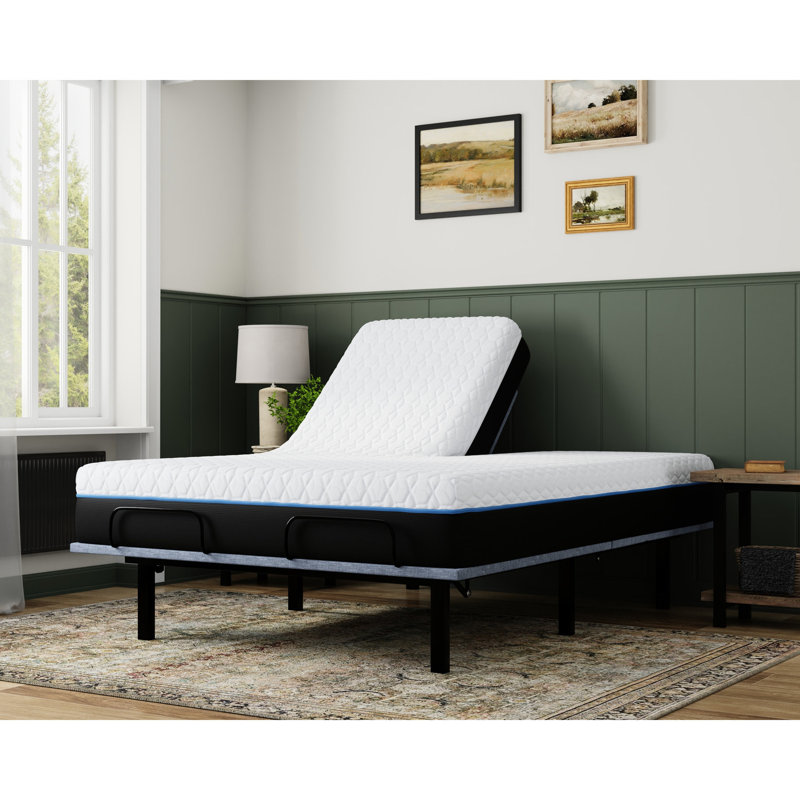 Matelas très grand 12 po avec mémoire de forme en gel et mousse de refroidissement douce cuivrée, Très grand séparé