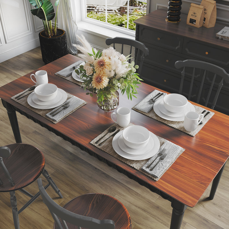  16-piece White Embossed Mesh Bone China Dinnerware With Lightweight Durable Chip Resistant Design Service For 4