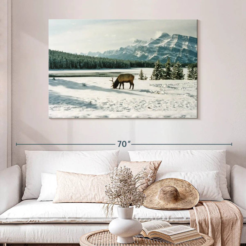 Brampt Banff Bull Elk, 32" H x 48" W