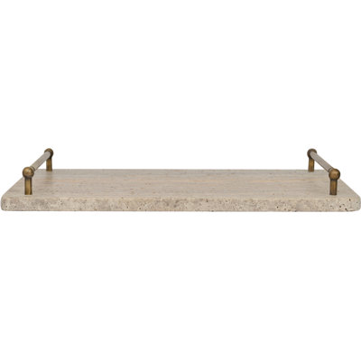 Plateau en travertin Nathan Grey