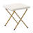 Oversize Portable Faux Fur Folding Saucer Moon Chair with Folding Ottoman-2097722490-2097748749