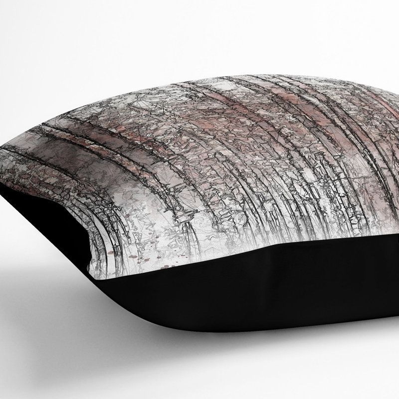 Square Cushion, 40cm H x 40cm W x 15cm D, Black