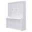 Grand lit escamotable avec tablette