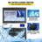 VEVOR 132 lb. Daily Production Cube Clear Ice Freestanding Ice Maker