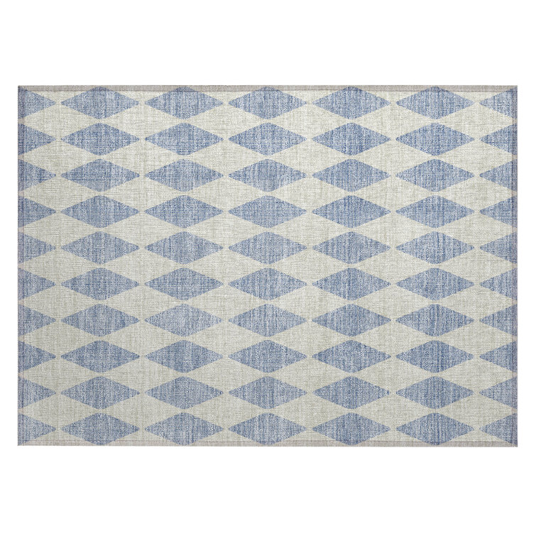 Loreen Washable Geometric Indoor / Outdoor Rug