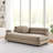 Jubilee Modular Performance Velvet Armless Loveseat-104318180