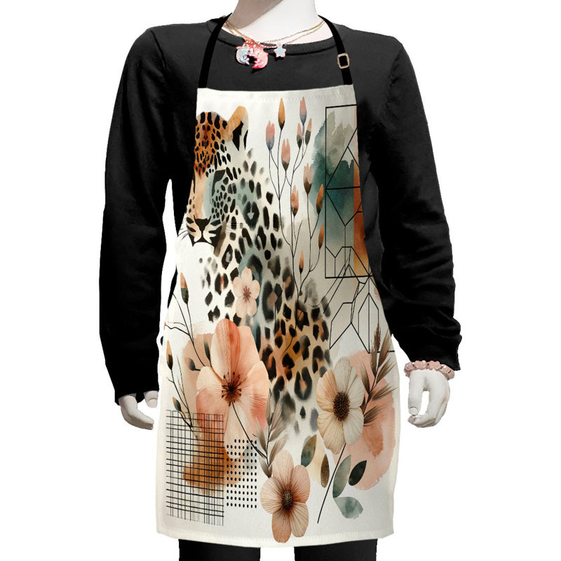 No Pattern Bib Apron