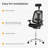 Tacroney Ergonomic Mesh Office Chair-70377259