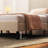 Beige Queen Platform Bed With Ports In Headboard, Metal Construction For Endurance, Simple Installation, No Box Spring Required, Frame Size Heavy - Duty Sturdiness, To Install, Needed, Stable Support-1828291386