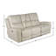 Ensemble de canapé et fauteuil inclinable électrique en cuir avec repose-tête articulé Aamar-5193907